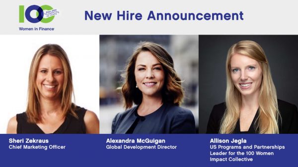 New Hire Announcement - 100 Women In Finance