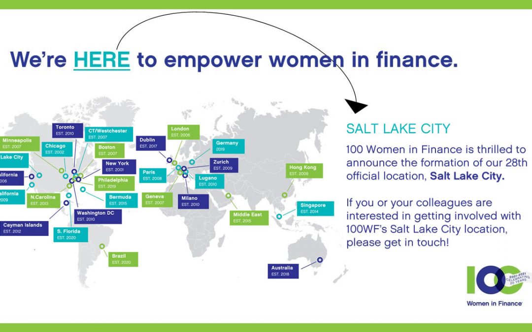 100 Women in Finance Expands to its 28th Global Location in Salt Lake City